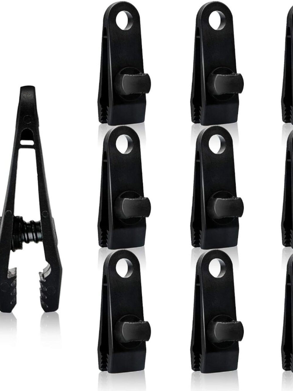 Tarp Clips Heavy Duty Lock Grip, Plastic Tarp Clamps, Linoleum Tent Clip